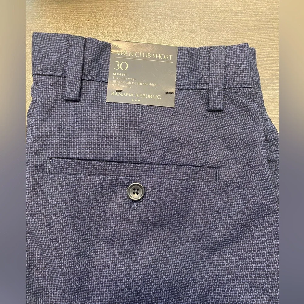 Banana Republic Navy Aiden Club Men Shorts -W30